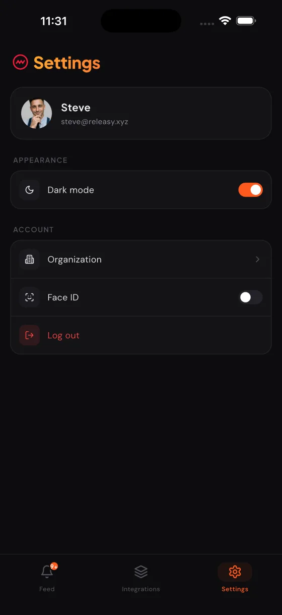 Settings