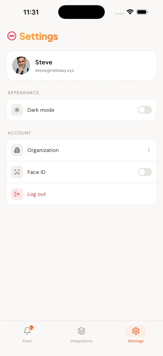 Settings